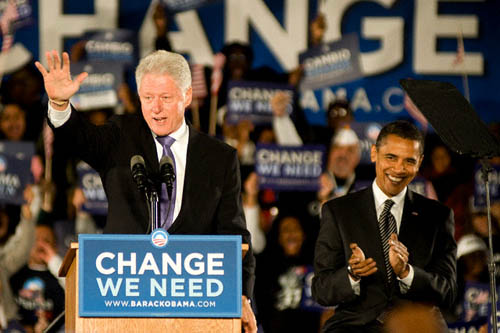 clinton & obama